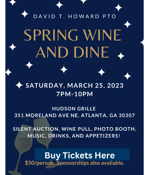 spring wine and dine fundraiser PTO